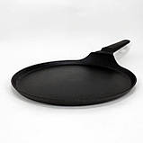Зручна у використанні сковорідка MAGIO, Міцна пательня з антипригарним покриттям, Пательня для смаження RJ-64, фото 4