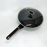 Сковорода для запікання в духовці Magio MG-1168 28 см, Лита сковорода з антипригарним покриттям AV-41, фото 3