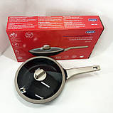 Практична сковорідка, Сковорода з легкого алюмінію, Нова алюмінієва сковорода, Сковороди без масла GZ-87, фото 7