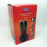 Набір для господині кухонний MAGIO MG-1140, Набір ополоників для кухні кухонного начиння силікон VM-56, фото 3