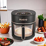 Пічка електро настільна Magio MG-412 1500 Вт 6 л, Електрична духовка з таймером із дзвінком VG-46, фото 4