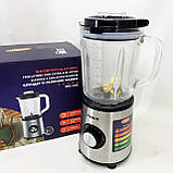 Якісний подрібнювач зі скляною чашею MAGIO, Побутовий подрібнювач продуктів для дому TQ-97, фото 8