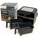 Аэрогриль 7 литров Rainberg RB-2290 4200 Вт 13 л, Безмасляна фритюрниця без масла WT-10, фото 2