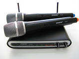 Два ручні радіомікрофони на одній базі Shure 2070, фото 2