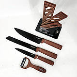 Набір ножів для кухні та дому Magio, Кухонний набір ножів для нарізання Топ кращих кухні DM-18, фото 9