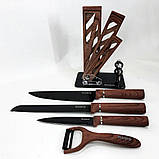 Набір ножів для кухні та дому Magio, Кухонний набір ножів для нарізання Топ кращих кухні DM-18, фото 3