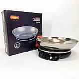 Прості кухонні ваги з чашею тарілкою, Ваги настільні зі знімною чашею, функція відмінування тари DW-36, фото 4