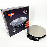 Прості кухонні ваги з чашею тарілкою, Ваги настільні зі знімною чашею, функція відмінування тари DW-36, фото 8