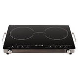 Портативна плита для готування ViLgrand VHP2052FR 2000 Вт, Плита настільна емальована BQ-50, фото 2