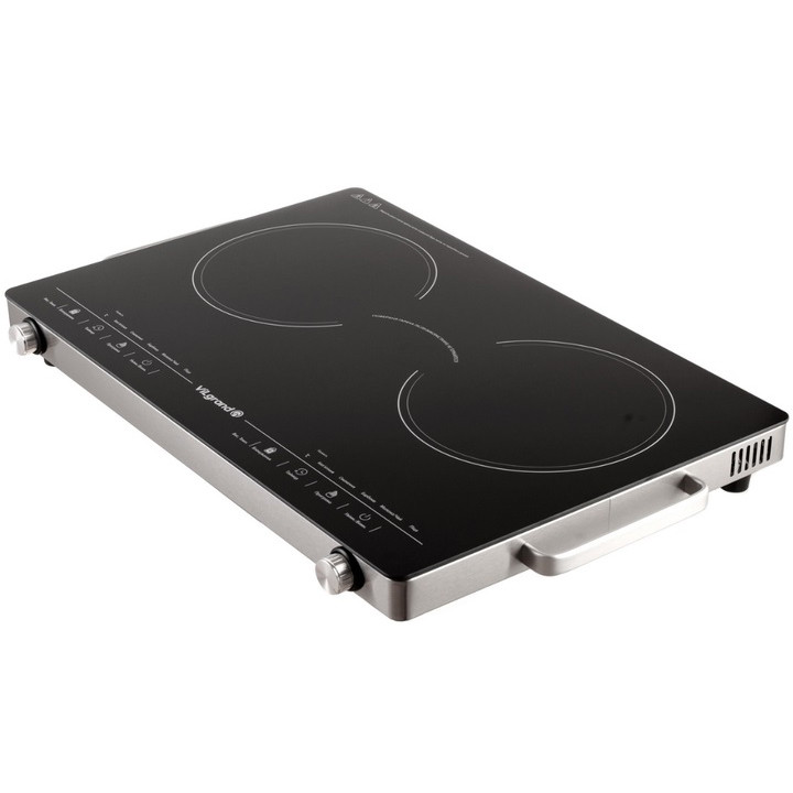 Портативна плита для готування ViLgrand VHP2052FR 2000 Вт, Плита настільна емальована BQ-50, фото 1