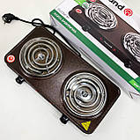 Зручна плита для кухні ViLgrand VHP132 2000 Вт, Плита електро для домашнього приготування UT-69, фото 6