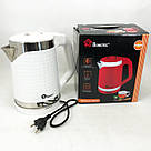 Сучасний електричний чайник, Електрочайники металеві для дому, Електрочайник з індикатором включення HZ-87, фото 4