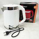 Сучасний електричний чайник, Електрочайники металеві для дому, Електрочайник з індикатором включення HZ-87, фото 6