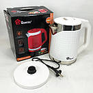 Сучасний електричний чайник, Електрочайники металеві для дому, Електрочайник з індикатором включення HZ-87, фото 8