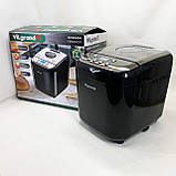 Електрична побутова хлібопічка ViLgrand, Електр Домашня випічка хлібопічка з РК-дисплеєм DI-98, фото 4