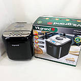 Електрична побутова хлібопічка ViLgrand, Електр Домашня випічка хлібопічка з РК-дисплеєм DI-98, фото 7