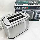 Тостер компактний, Маленький тостер, Тостери для дому з автоматичним відключенням KU-22, фото 6