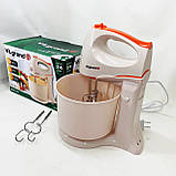 Хороший міксер для тіста ViLgrand VHM3017B 300 Вт, Міксер для хлібного тіста Ручний випічки TS-40, фото 5