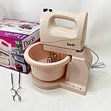 Ручний міксер для яєць і тіста, Міцний ручний міксер для щоденного використання їжі QW-45, фото 3