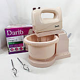 Ручний міксер для яєць і тіста, Міцний ручний міксер для щоденного використання їжі QW-45, фото 4