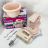 Ручний міксер для яєць і тіста, Міцний ручний міксер для щоденного використання їжі QW-45, фото 7