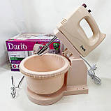 Ручний міксер для яєць і тіста, Міцний ручний міксер для щоденного використання їжі QW-45, фото 6