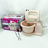 Ручний міксер для яєць і тіста, Міцний ручний міксер для щоденного використання їжі QW-45, фото 5