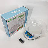 Точні електронні ваги для товарів QZ-129A 5кг, Кухонні ваги для кондитера Кухонні на акумуляторі KV-38, фото 8