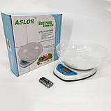 Точні електронні ваги для товарів QZ-129A 5кг, Кухонні ваги для кондитера Кухонні на акумуляторі KV-38, фото 9