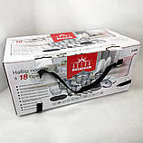 Набір каструль для дому з антипригарним покриттям 18, Набір каструль з жаростійкою кришкою NM-26, фото 8