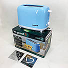 Тостер для підсмажування тостів VILGRAND, Тостер для хрустких бутербродів подвійний QN-20, фото 2