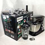 Міксер для тіста на паски Rainberg, Кухонний помічник міксер тістомісильник планетарний YQ-76, фото 9