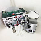 Електрична м'ясорубка з безліччю насадок ViLgrand М'ясорубка для подрібнення 'яса і риби FK-15, фото 5