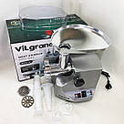 Електрична м'ясорубка з безліччю насадок ViLgrand М'ясорубка для подрібнення 'яса і риби FK-15, фото 10