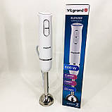 Блендер із захистом від розбризкування, Електричний блендер для збивання Портативний для смузі DN-93, фото 4