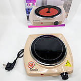 Варильна настільна плита DARIO, Плита побутова портативна, Компактна електронна плитка EM-88, фото 2