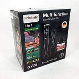 Блендер з великою чашею, Блендер подрібнювач для коктейлів, Блендер класичний нержавіюча сталь SX-37, фото 3