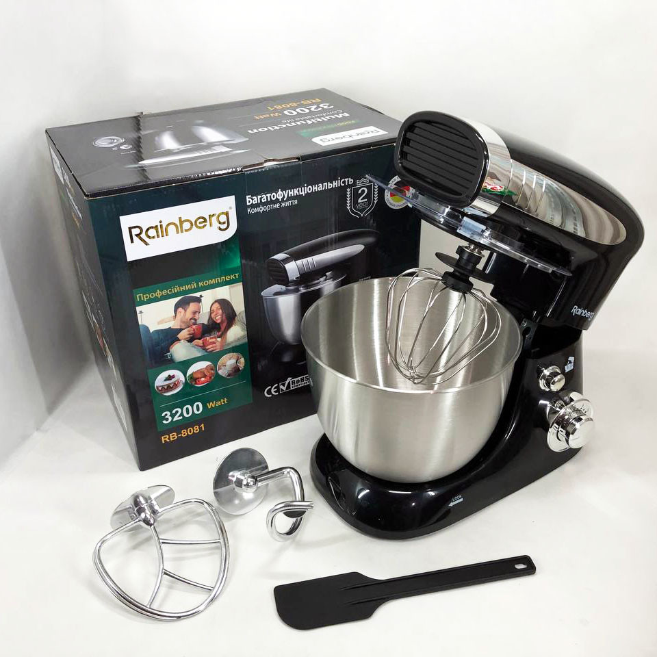 Планетарні міксери для дому, Міксер із нержавіючими насадками, Надійний міксер для кухні DY-85, фото 1