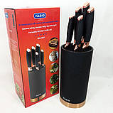 Кухонний набір ножів для нарізання Magio MG-1091, Набір ножів для кожної кухні побутовий SL-76, фото 5