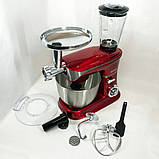 Багатофункціональний комбайн блендер Rainberg RB-8080, Хороший побутовий тістомісильник KM-81, фото 6