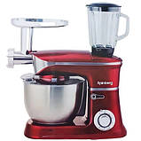 Багатофункціональний комбайн блендер Rainberg RB-8080, Хороший побутовий тістомісильник KM-81, фото 9