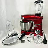 Багатофункціональний комбайн блендер Rainberg RB-8080, Хороший побутовий тістомісильник KM-81, фото 10