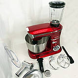 Багатофункціональний комбайн блендер Rainberg RB-8080, Хороший побутовий тістомісильник KM-81, фото 3