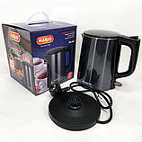 Електричний чайник з функцією автовідключення MAGIO MG-503 1100 Вт 1 л, Якісний домашній чайник YQ-87, фото 8