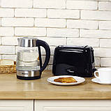 Електрочайник зручний MAGIO, Електричний чайник з індикатором живлення, Надійний електрочайник LB-78, фото 8