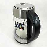 Електрочайник зручний MAGIO, Електричний чайник з індикатором живлення, Надійний електрочайник LB-78, фото 10