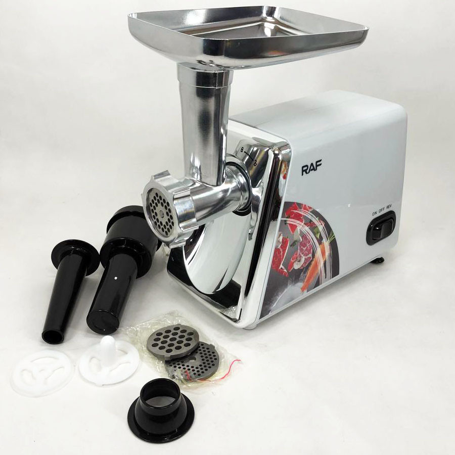 М'ясорубки з соковижималкою і шинковкою RAF, М'ясорубка компактна 'ясорубка реверс насадки RD-65, фото 1