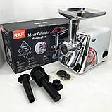 М'ясорубки з соковижималкою і шинковкою RAF, М'ясорубка компактна 'ясорубка реверс насадки RD-65, фото 6