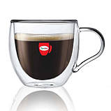 Скляні стакани з подвійними стінками, Чашка з подвійними стінками подвійним дном EO-66, фото 8