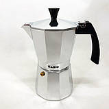 Багатофункціональна кавомолка Magio, Домашня роторна кавомолка для свіжої кави, Кава дробарка NF-86, фото 7